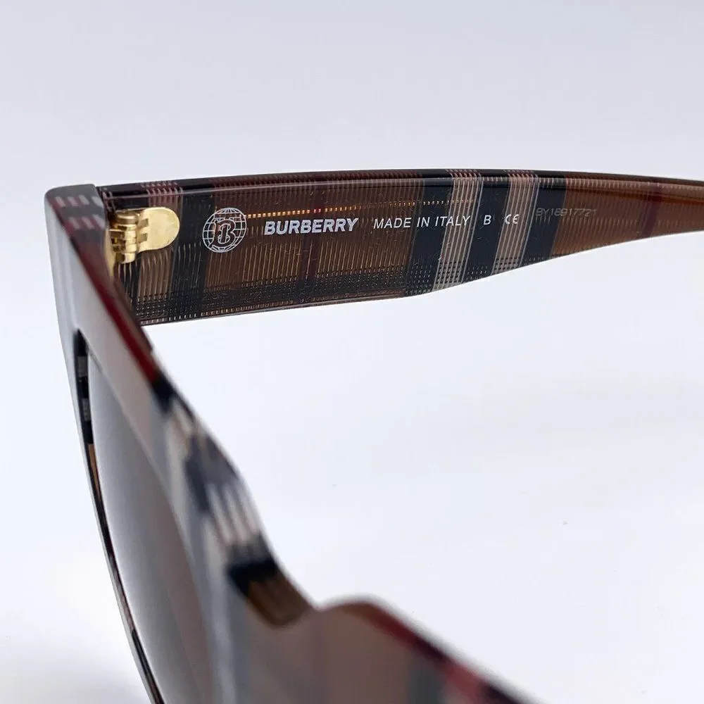 NEW Burberry BE4364 KITTY 396713 Brown Gradient  Square Unisex Sunglasses